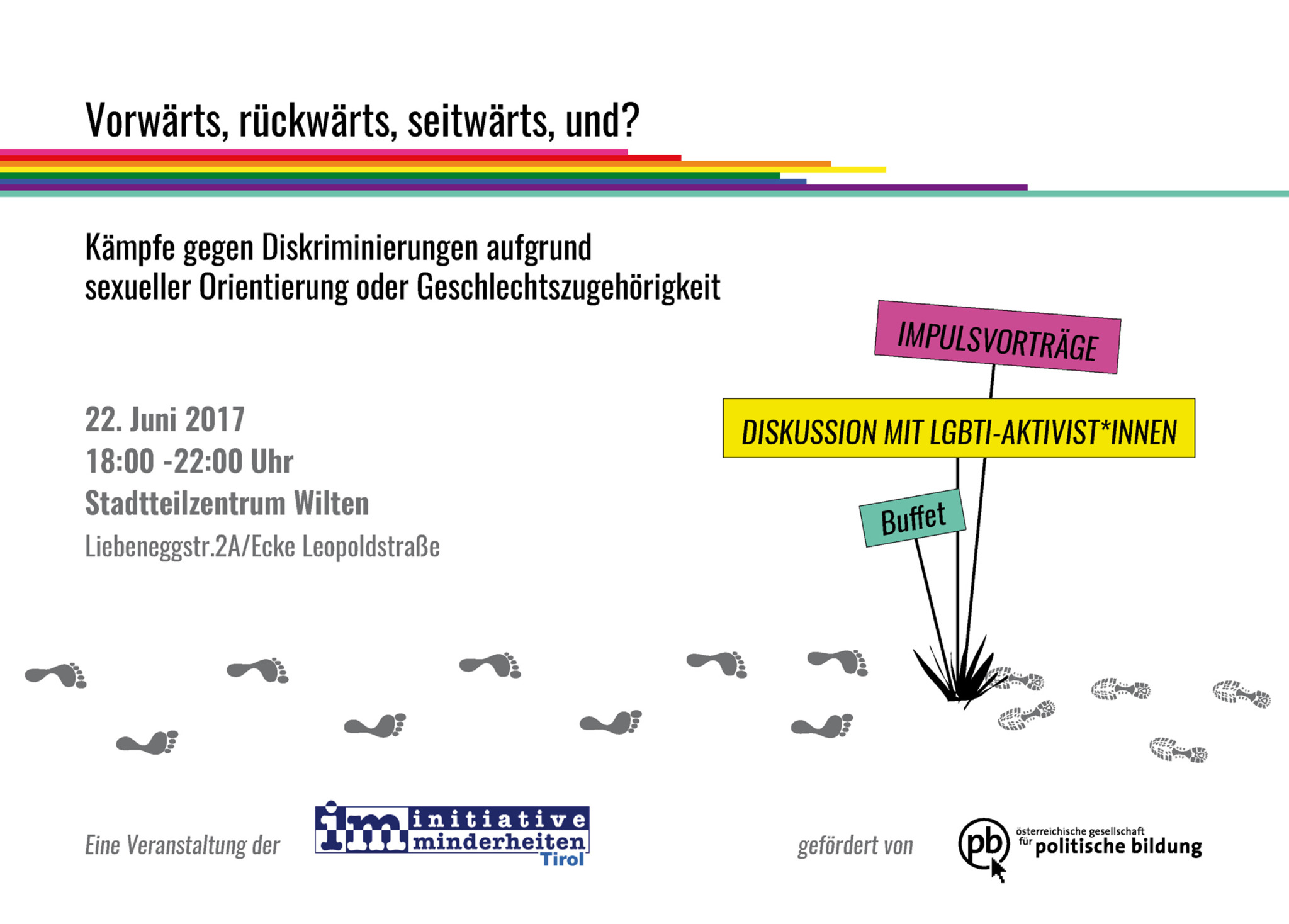 Vorwärts, rückwärts, seitwärts, und? Innsbruck