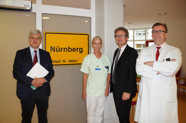 Damit keine Zweifel aufkommen: Wir sind mitten in Nürnberg.