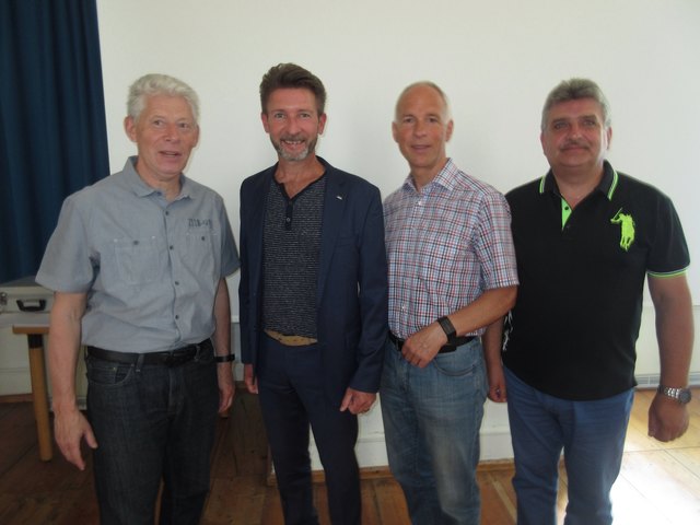 Das Führungskräftetrainer-Team der Sicherheitsakademie von links: Michael Lepuschitz, Gerald Koller, Peter Goldgruber, Peter Filipsky.
