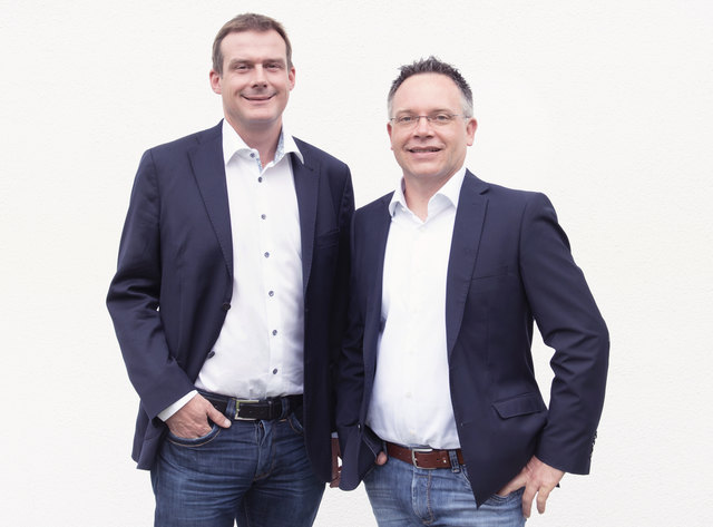 "ofp"-GF Thomas Oberhuber mit seinem "Neuen", Mark Worlitzer. | Foto: ofp kommunikation