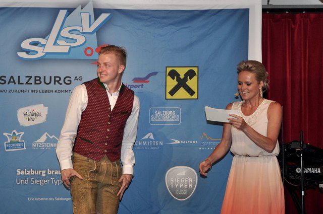 Christoph Schneider und Alexandra Meissnitzer.
