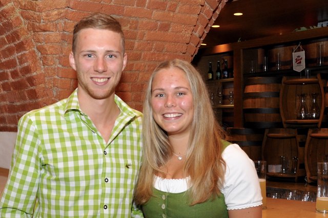 Julian und Carina Edlingers Erfolge wurden ordentlich gefeiert.