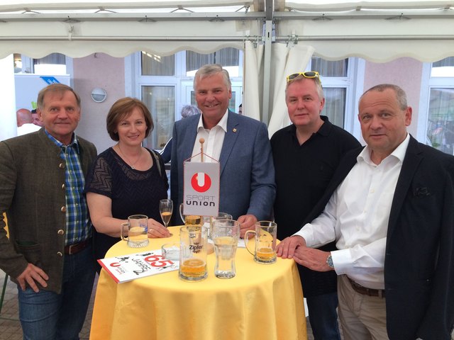 Alois Kirchmayr, GR Ingeborg Kirchmayr, VBgm. Franz Bäck, Beirat Thomas Haudum, LA Wolfgang Stanek