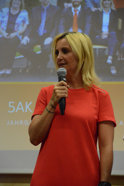 jahrgangsvorständin der 5AK - Mag. Andrea Kunauer