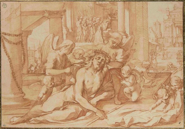 Passion Christi, Ventura Salimbeni (um 1568–1613), 2. Hälfte 16. Jahrhundert, Paris, Musée du Louvre, Département des Arts graphiques | Foto: Musée du Louvre /Laurent Chastel