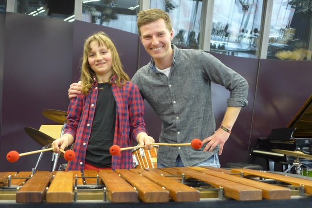 Noah Gessner (links) gewann den ersten Preis beim Bundeswettbewerb "Prima la Musica".