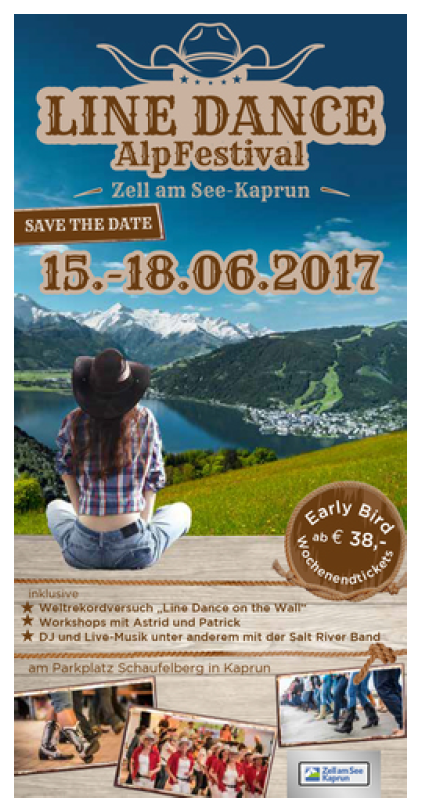 ... und die Waldviertler Line Dance Gruppe "Wild Jumpers" ist DABEI !!!!