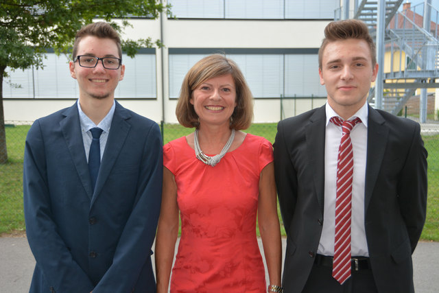 Thomas Bretis, Direktorin Mag. Michaela Graßler, Giuseppe Lacagnina
