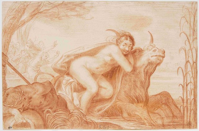 Raub der Europa, Aegidius II Sadeler (um 1570-1629), signiert um 1619, Paris, Musée du Louvre, Département des Arts graphiques | Foto: Musée du Louvre /Laurent Chastel