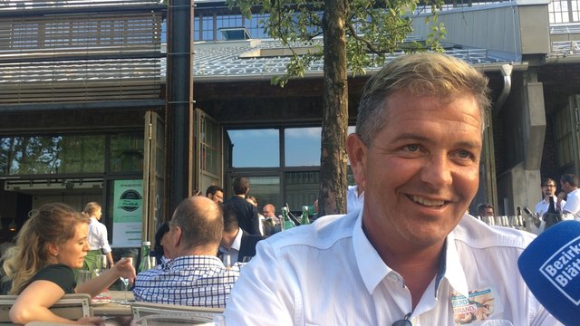 SPÖ-LAbg. und Bgm. von St. Margarethen Gerd Brand geht beim italienischen Abend Französisch leichter über die Lippen, "weil es die Sprache der Liebe ist".