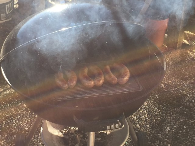 Grillerei im Dezember =)