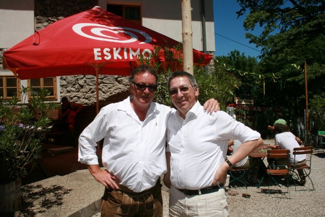 v.l. Karl Burg und Max Paul