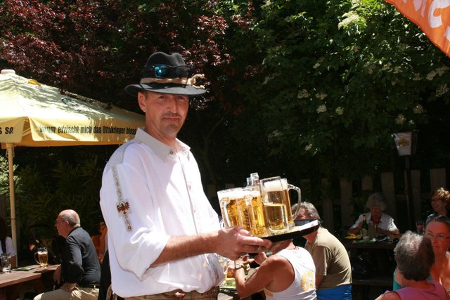 Roman Koiner, Schlosserei Koiner, einer der Sponsoren des Anningerkirtags