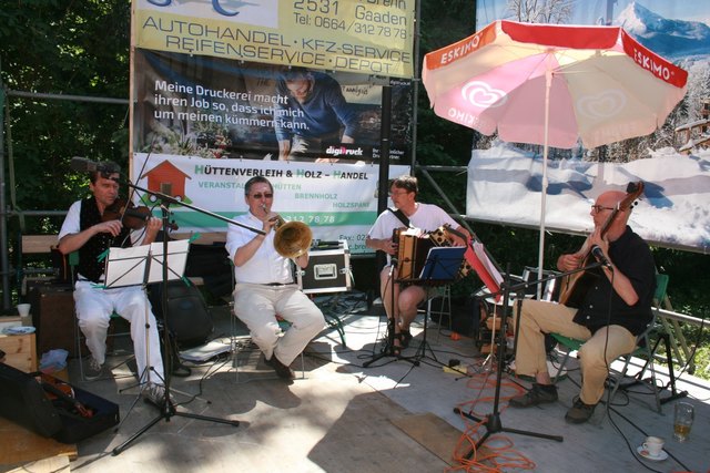 Die Gruppe Quadrophonie sorgte für musikalische Unterhaltung am Nachmittag