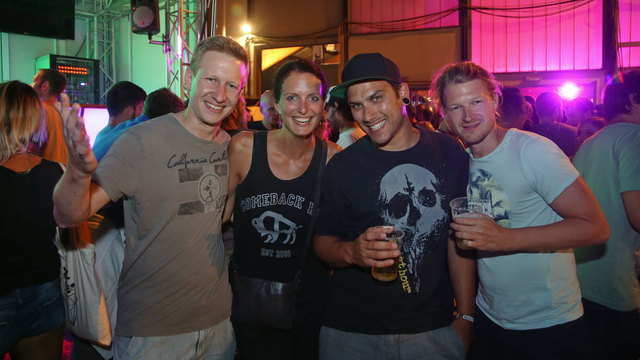Mathias Steffi, Timo und Chris aus Schörfling