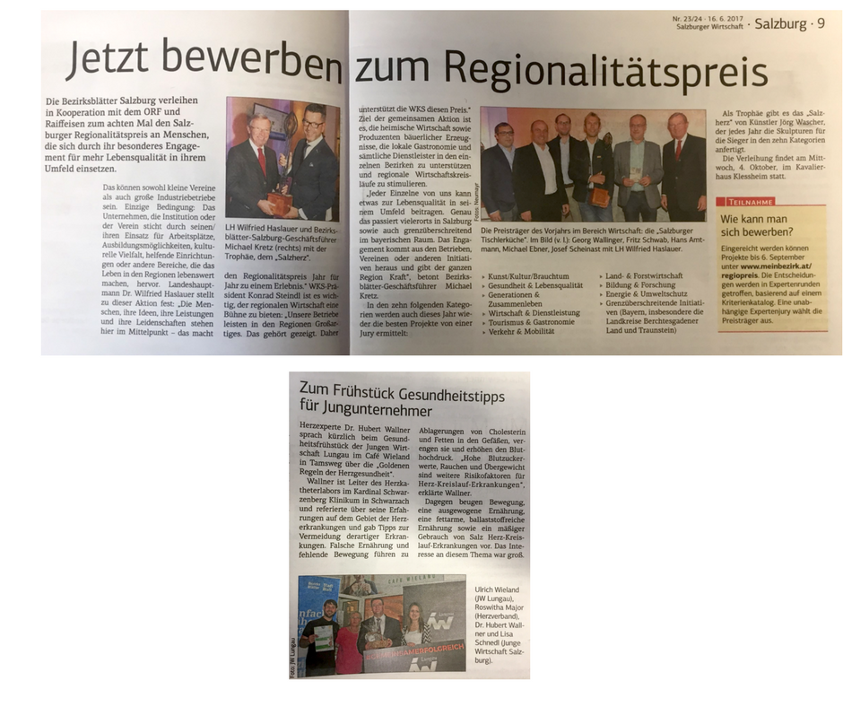 Faksimile "Salzburger Wirtschaft" 23/24 2017