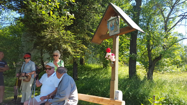 Angeregte Gespräche gab es bei der 3. Waldneukirchner Marterlroas