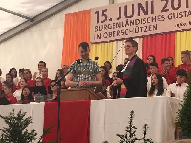 Ökumene in Oberschützen: Pfarrer Dietmar Dominik Stipsits und Pfarrerin Tanja Sielemann | Foto: Renate Habetler