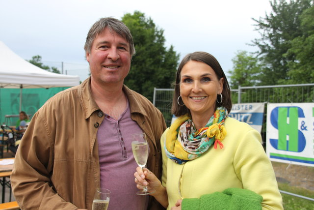 Paul und Klaudia Knopf verbrachten einen netten Abend.