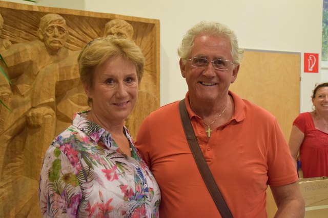 Mini Med Besucher: Marliese und Reinhold Winkler aus Elixhausen.