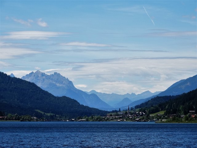 Der Blick nach Techendorf und die Brücke wird frei