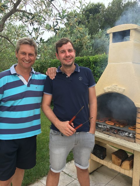 Die Profigriller am Werk