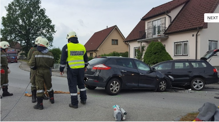 Ein heftiger Zusammenstoß in Amaliendorf forderte eine Schwerverletzte.