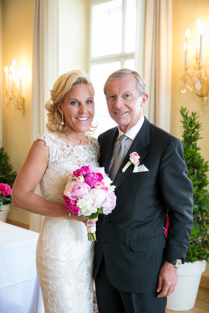 Haben geheiratet: Christina und Wilfried Haslauer | Foto: Helge Kirchberger