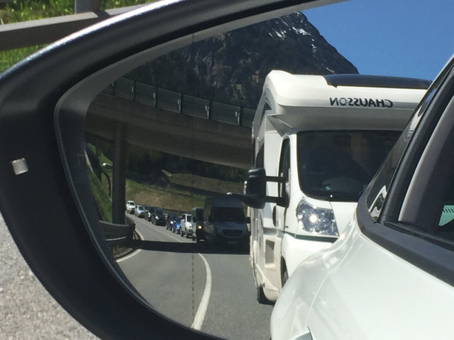Stau, Stau, Stau: Immer mehr Fahrzeuge auf der B179 sorgen immer häufiger für solche Situationen.