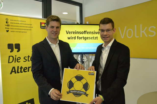 Präsentierten neue Ideen für den Fortbestand des Ehrenamtes: Christoph Wolf und Sascha Krikler