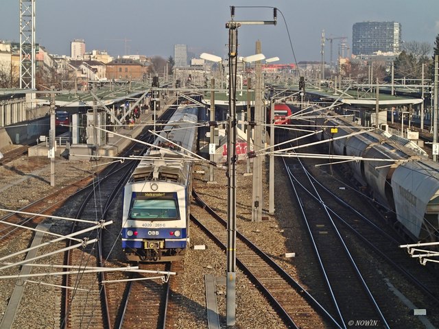 Bahnhof Meidling: Durch Kabelbrand stehen alle Züge still. | Foto: Brigitte Winkler