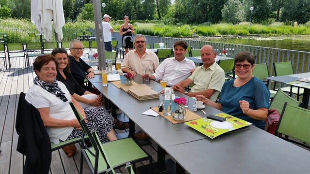 Genossen das Ambiente der Garten Tulln.v.l.n.r.: Verena Schlüsselburg, Fiona Kiss, Christa Ringkamp, Franz Mitterhofer, Franz Gruber, Christa Lackner | Foto: LEADER – Management REV Donau NÖ-Mitte