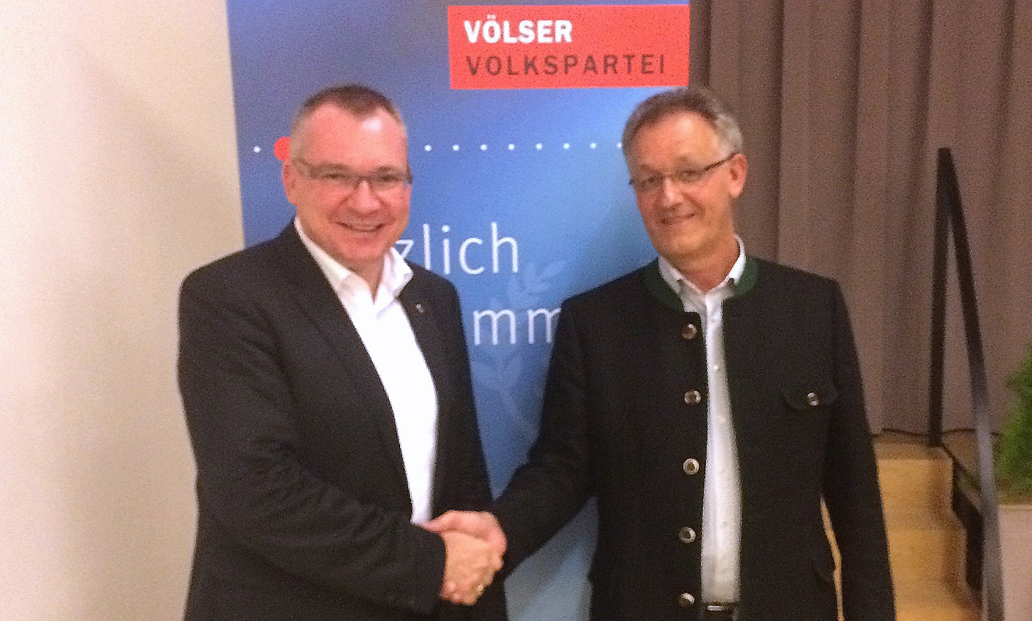 Völs Bürgermeister Ruetz bleibt VPObmann Westliches Mittelgebirge