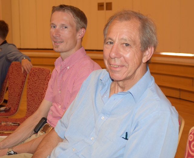 Der Abtenauer GV Thomas Russegger (SPÖ) mit LAbg. Cyriak Schweighofer (GRÜNE).