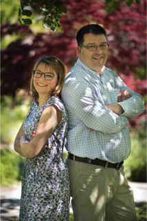Die Wirte Martina Karner und Robert Mayr