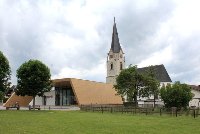 In unmittelbarer Nachbarschaft zum Musikheim wird das neue Gamperner Veranstaltungszentrum gebaut.