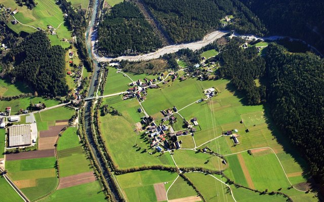 Die Gail als starke Naturgewalt Gailtal