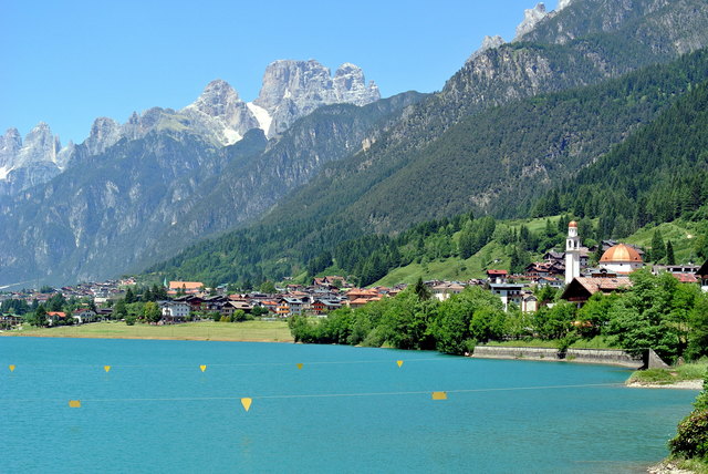 Blick auf Auronzo