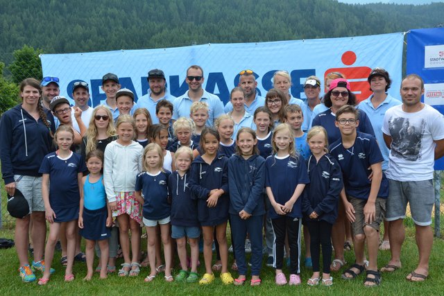 Das Team des WSV Imst beim Oberlandcup 2017.