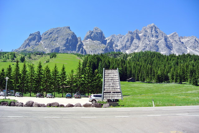 Blick in die Sextener Dolomiten