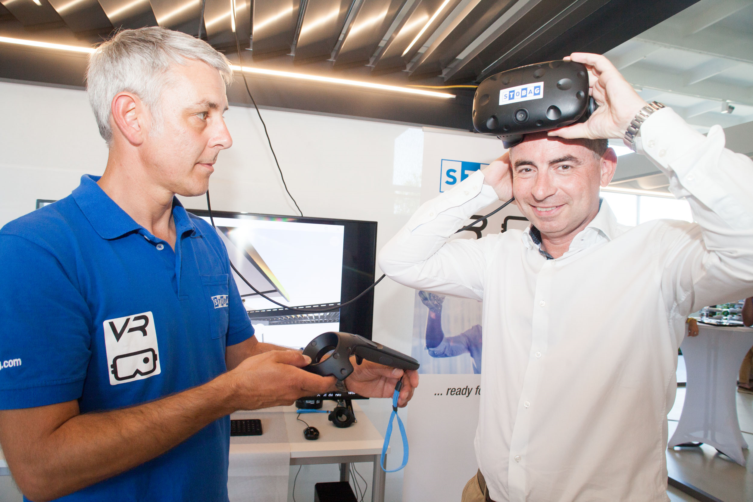 Martin Egger (VR Spezilaist) und Markus Horvath (CEO STOBAG Österreich)