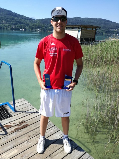 Roland Durmic konnte mit Platz drei beim Wörthersee Triathlon vorne mitmischen. | Foto: Durmic