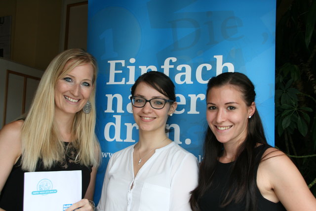 Mini Med Vortrag: Moderatorin Angelika Pehab, Psychologin Isabella Gruber und Ergotherapeutin Kristin Lehninger. | Foto: BB