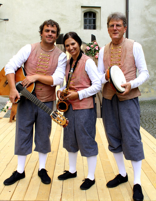 Musikalische Begleiter: Marco Birkner, Petra Baldauf und Klaus Hofer