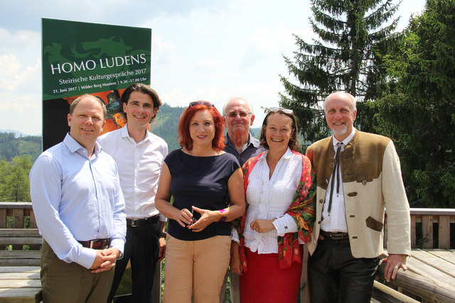 Referenten der Kulturgespräche:  Bernhard Rinner, Patrick Schnabl, Irene Suchy, Peter Heintel, Monika Primas, Rainer Buland  (v.l.) | Foto: Volkskultur Steiermark