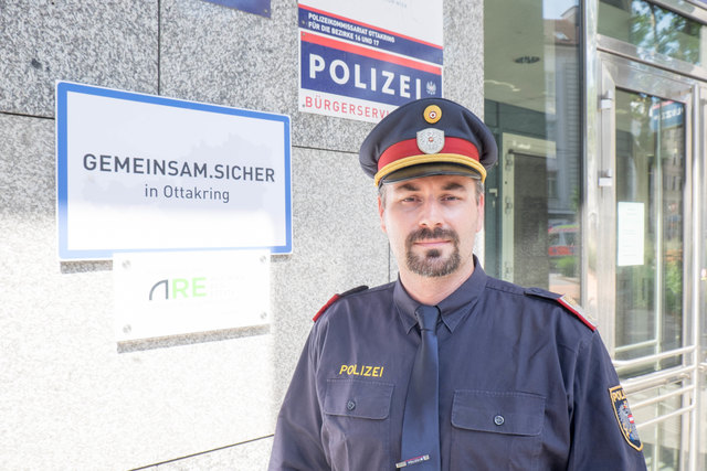 Sicherheitskoordinator Siegfried Lachner kümmert sich um den 16. und 17. Bezirk. | Foto: Burghardt