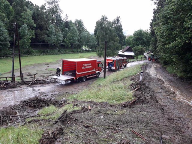Der Unwetterschutz steht an erster Stelle | Foto: Feuerwehr Griffen