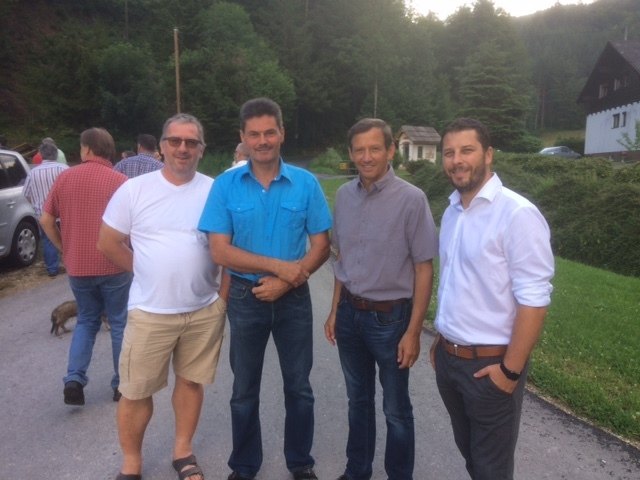 Anton Polzer, Johann Tomitz, Franz Wieser und Johann Rigelnik (v.li) | Foto: KK