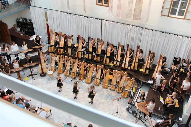 Viele Instrumente erfüllten den Amthof mit Klängen | Foto: KK