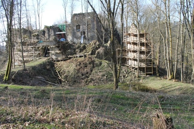 Burgruine Falkenstein in Hofkirchen. | Foto: Foto: Matthias Koobmann